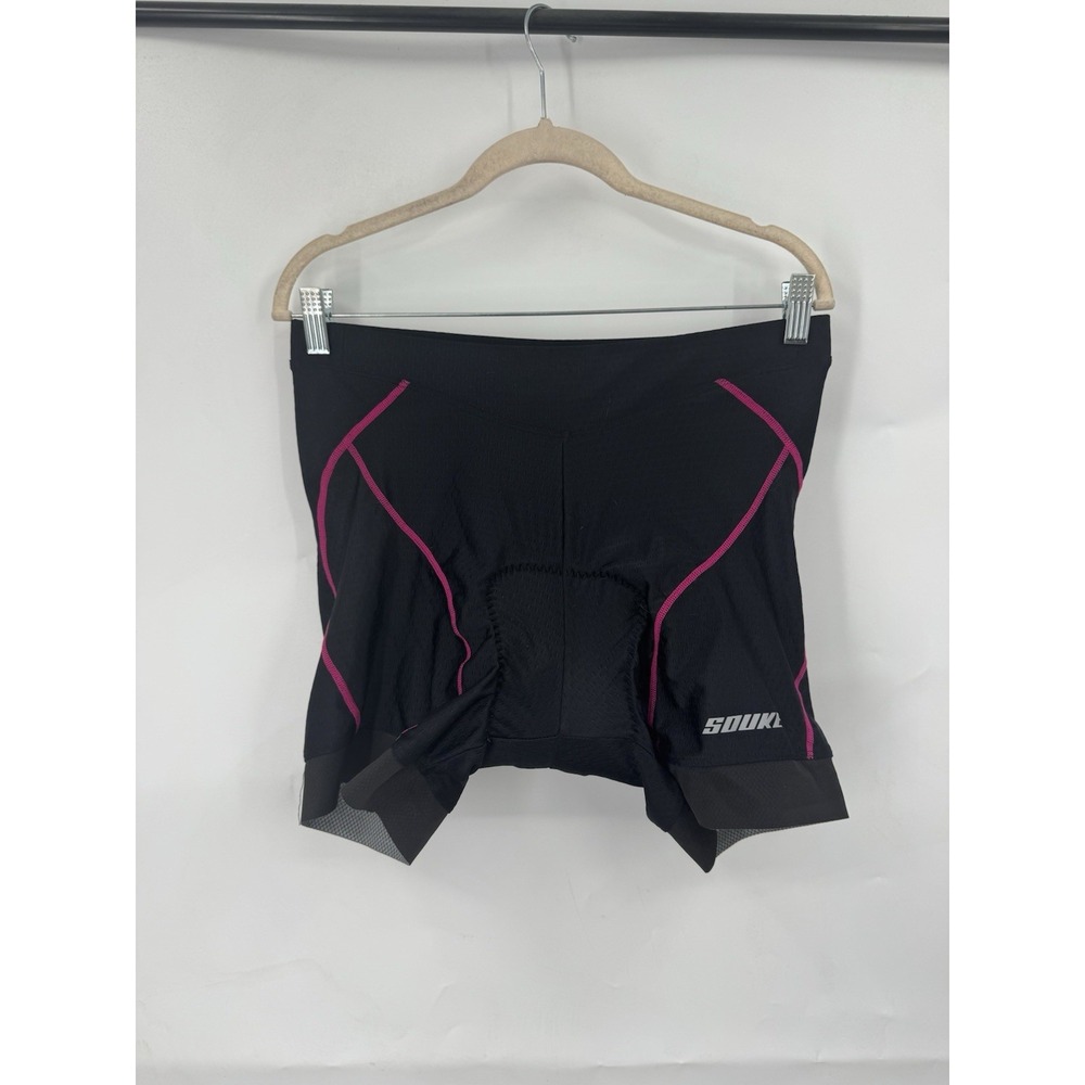 Souke Athletic Bicycle Cycling Shorts Women‎ 2XL Black Breathable Sports Comfort
